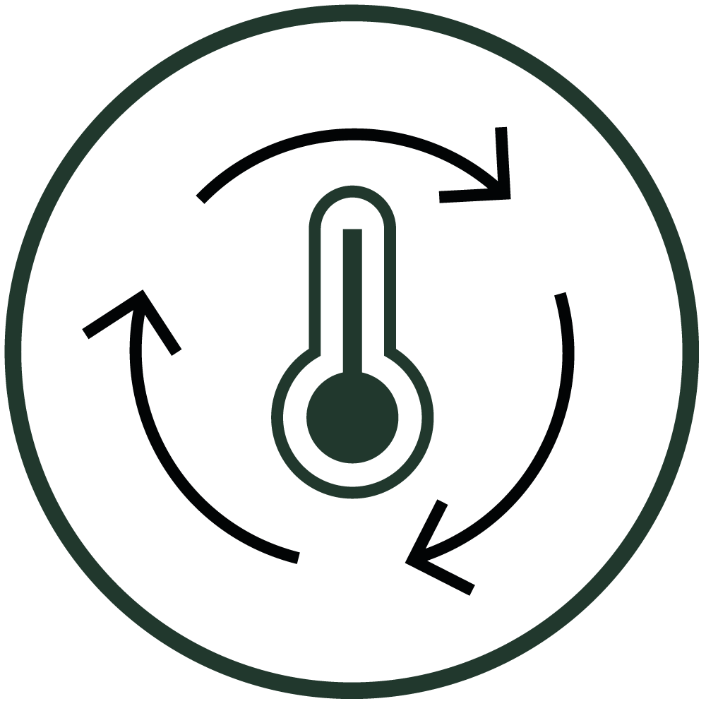 reguluje temperaturę reguluje temperaturę