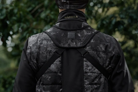 Uprząż na lornetkę Härkila NOCTYX- cicha i bezpieczna: ultracichy pas nośny do lornetki