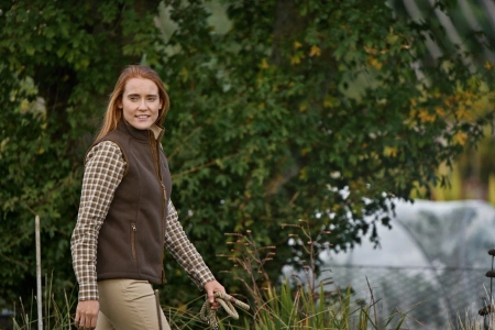 Kamizelka damska polarowa Härkila Sandhem Sherpa Fleece