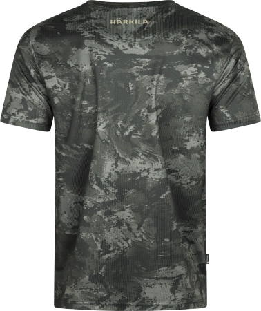 Koszulka T-shirt Härkila NOCTYX Camo S/S - z Polygiene