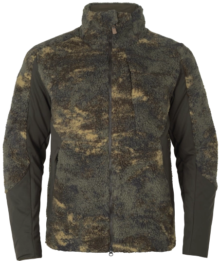 Kurtka Härkila Tyst Camo Fleece - cicha typu highloft