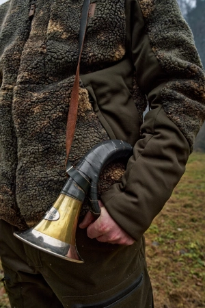 Kurtka Härkila Tyst Camo Fleece - cicha typu highloft