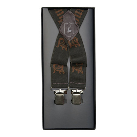 Szelki Deerhunter Logo braces with clips