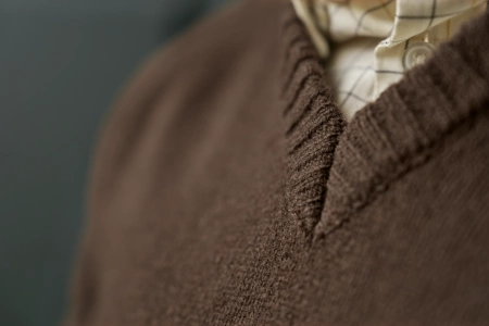 Sweter Härkila Vincent merino v-neck - 100% wełna merino