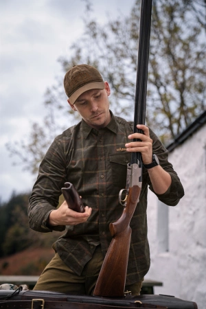 Koszula sztruksowa w kratkę Kaldfjord