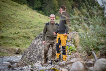 Spodnie Rogaland Stretch Trousers w. contrast - wzmacnianie spodnie terenowe