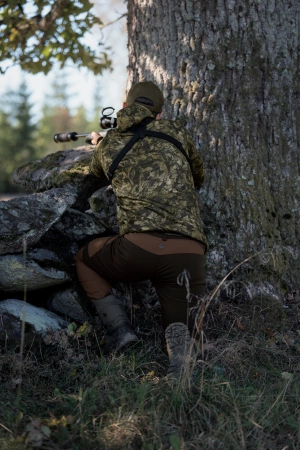 Bluza Power Camo Fleece - rozpinana, z kapturem