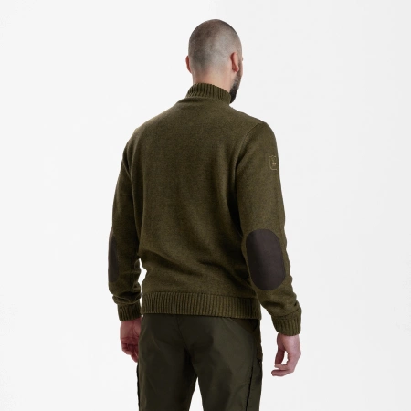 Sweter rozpinany pod szyją Deerhunter Carlisle Knit z membraną Stormliner®
