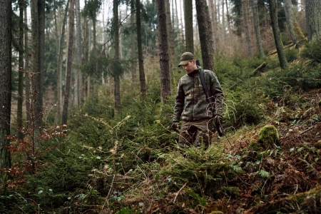 Kurtka Härkila Tyst Camo Fleece - cicha typu highloft