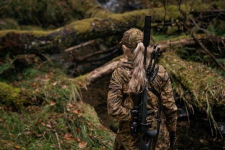 Kurtka damska Deer Stalker camo z membraną HWS® - cicha uniwersalna kurtka całoroczna