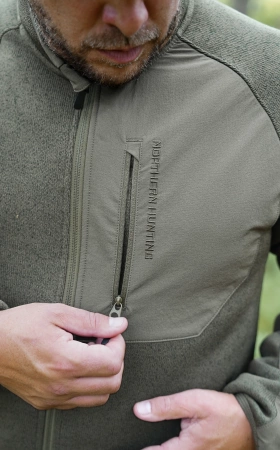 Bluza Helge Northern Hunting - ultraciepły polar z podszewką z włókien technicznych