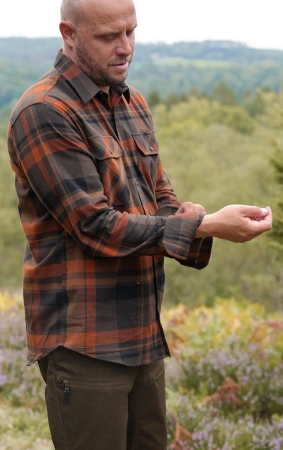 Koszula Northern Hunting Fjord - miękka i wytrzymała koszula z organicznej bawełny z pełnym rozciągnięciem