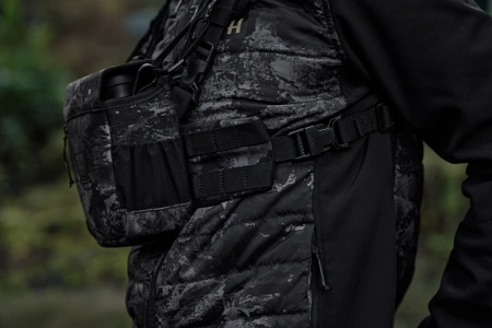 Uprząż na lornetkę Härkila NOCTYX- cicha i bezpieczna: ultracichy pas nośny do lornetki