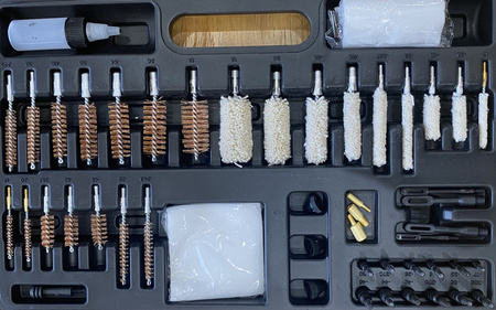 Zestaw do czyszczenia broni 17-50 czarny