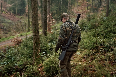 Kurtka Härkila Tyst Camo Fleece - cicha typu highloft