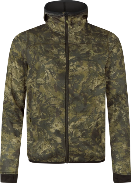 Bluza Power Camo Fleece - rozpinana, z kapturem