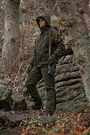 Spodnie Muflon Bib - ocieplane ogrodniczki z membraną DeerTex®