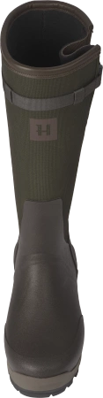 Kalosze Härkila Forester Textile Rubber- lekkie i uniwersalne z termiczną izolacją neoprenem i polarem