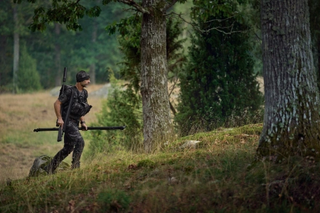 Koszulka T-shirt Härkila NOCTYX Camo S/S - z Polygiene