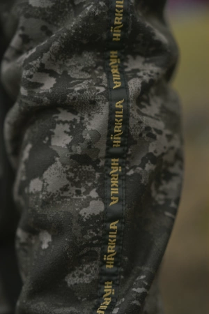 Bluza Härkila Kamko NOCTYX fleece - rozpinana w kamuflażu nocnym