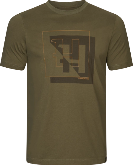 Koszulka Härkila H-logo S/S T-shirt - lekka bawełniana koszulka z logo