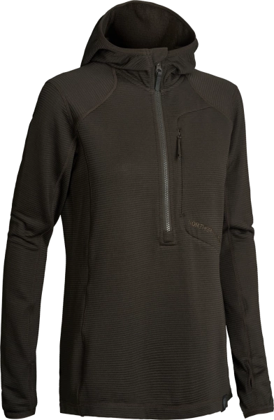 Bluza damska Hilda Northern Hunting  - lekka warstwa środkowa z wełnianą podszewką