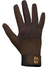 RĘKAWICE MESH LONG BROWN