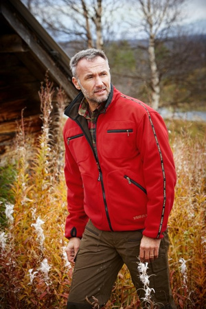 Bluza Härkila Kamko fleece - uniwersalny dwustronny elastyczny polar z membraną