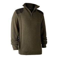 Sweter Sheffield Knit w. Zip-Neck