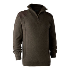 Sweter Sheffield Knit w. Zip-Neck