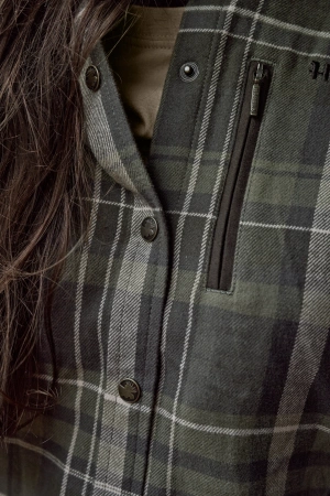 Koszula damska Härkila Pajala L/S - ponadczasowa czesana flanela