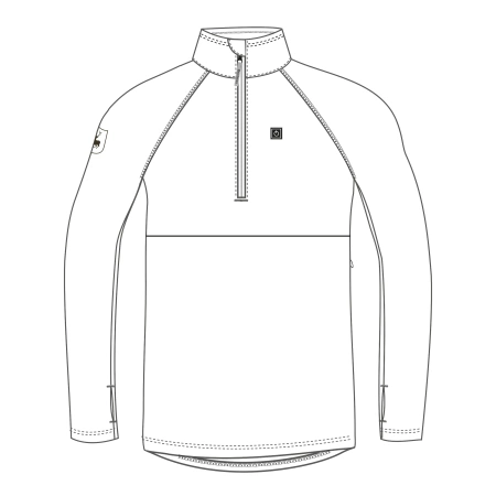 Podkoszulek grzewczy zapinany pod szyją Deerhunter Heat Undershirt