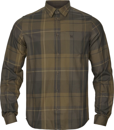 Koszula Härkila Akse L/S w kratę - uniwersalna 98% bawełna