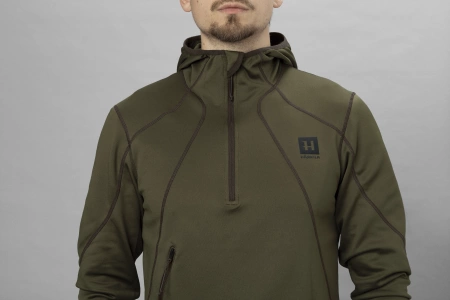 Bluza rozpinana z kapturem Deer Stalker - elastyczny polar idealny do polowania z podchodu