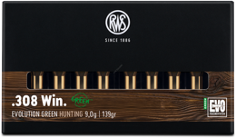 RWS .308 Win. EVOLUTION GREEN 9,0g / 139grs