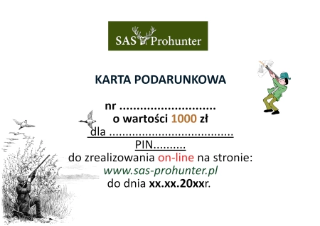 Karta podarunkowa 1000 zł