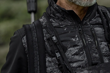 Uprząż na lornetkę Härkila NOCTYX- cicha i bezpieczna: ultracichy pas nośny do lornetki