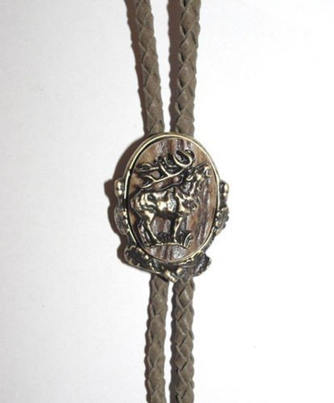 Krawatnik mały z poroża z motywem