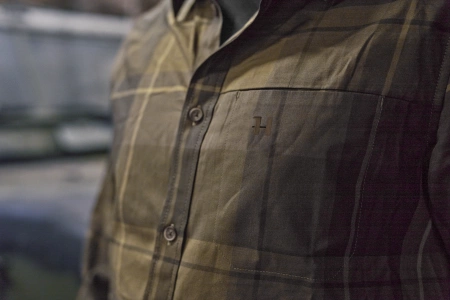 Koszula Härkila Akse L/S w kratę - uniwersalna 98% bawełna