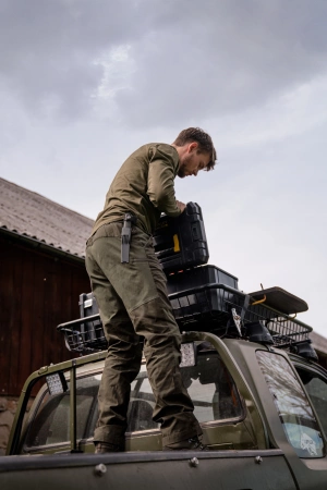 Spodnie Härkila Fjell - woskowana mieszanka bawełny i poliestru