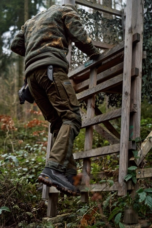 Kurtka Härkila Tyst Camo Fleece - cicha typu highloft