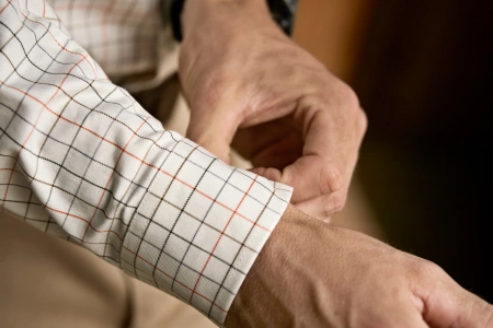 Koszula Härkila Portfield L/S - ponadczasowy wzór, 100% bawełna