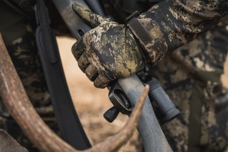 Rękawice Grip Camo - na polowanie w kamuflażu InVis