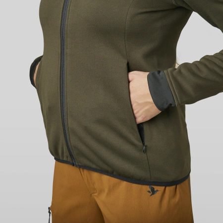 Bluza damska Power Fleece Seeland - rozpinana z kapturem