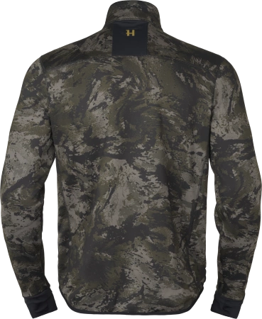 Bluza Härkila NOCTYX fleece - rozpinana w kamuflażu nocnym