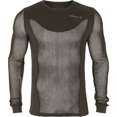 Härkila Base Mesh Crew Neck - podkoszulek męski z siatki z wełny merino termoaktywny