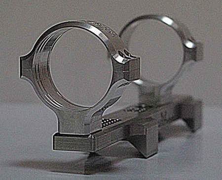 MONTAŻ STAŁY, JEDNOCZĘŚCIOWY Z OBEJMAMI DO BLASERA INOX