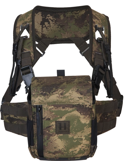 Uprząż na lornetkę Härkila NOCTYX - cicha i bezpieczna: ultracichy pas nośny do lornetki