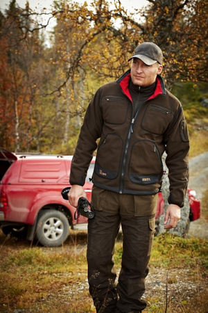 Bluza Härkila Kamko fleece - uniwersalny dwustronny elastyczny polar z membraną