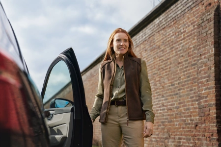 Kamizelka damska polarowa Härkila Sandhem Sherpa Fleece